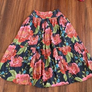 Farm Rio floral maxi skirt